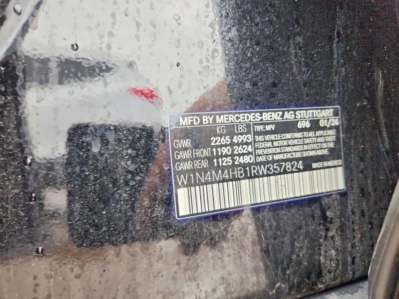 Продажа на аукционе авто 2024 Mercedes-benz Glb, vin: W1N4M4HB1RW357824, номер лота: 52540646