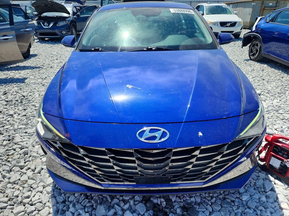 2022 Hyundai Elantra მანქანა იყიდება აუქციონზე, vin: KMHLN4AG2NU343695, აუქციონის ნომერი: 53888996
