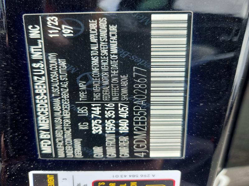 Aukcja sprzedaży 2023 Mercedes-benz Eqs Suv, vin: 4JGDM2EB5PA028677, numer aukcji: 55199856