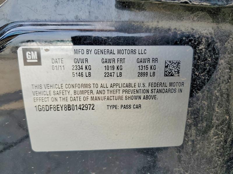Продажа на аукционе авто 2011 Cadillac Cts, vin: 1G6DF8EY8B0142972, номер лота: 54182516