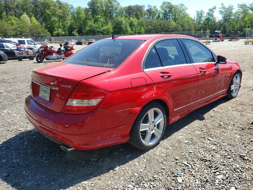 Продажа на аукционе авто 2010 Mercedes-benz C, vin: WDDGF8BB3AR087793, номер лота: 52065466