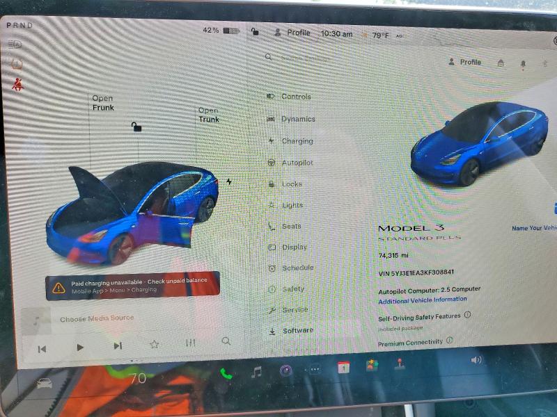 Aukcja sprzedaży 2019 Tesla Model 3, vin: 5YJ3E1EA3KF308841, numer aukcji: 52252836