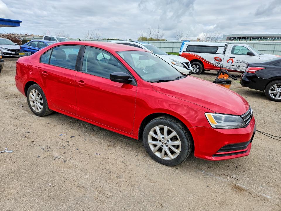 51755196 :رقم المزاد ، 3VWD17AJ7FM309255 vin ، 2015 Volkswagen Jetta مزاد بيع