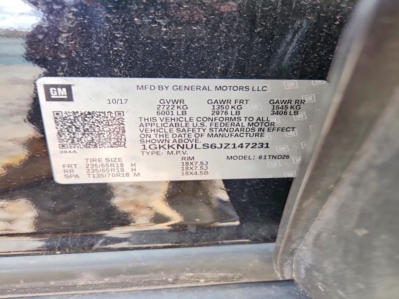 Продажа на аукционе авто 2018 Gmc Acadia, vin: 1GKKNULS6JZ147231, номер лота: 52298166