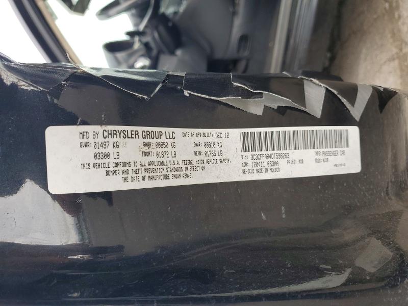 Aukcja sprzedaży 2013 Fiat 500, vin: 3C3CFFAR4DT598263, numer aukcji: 53654126