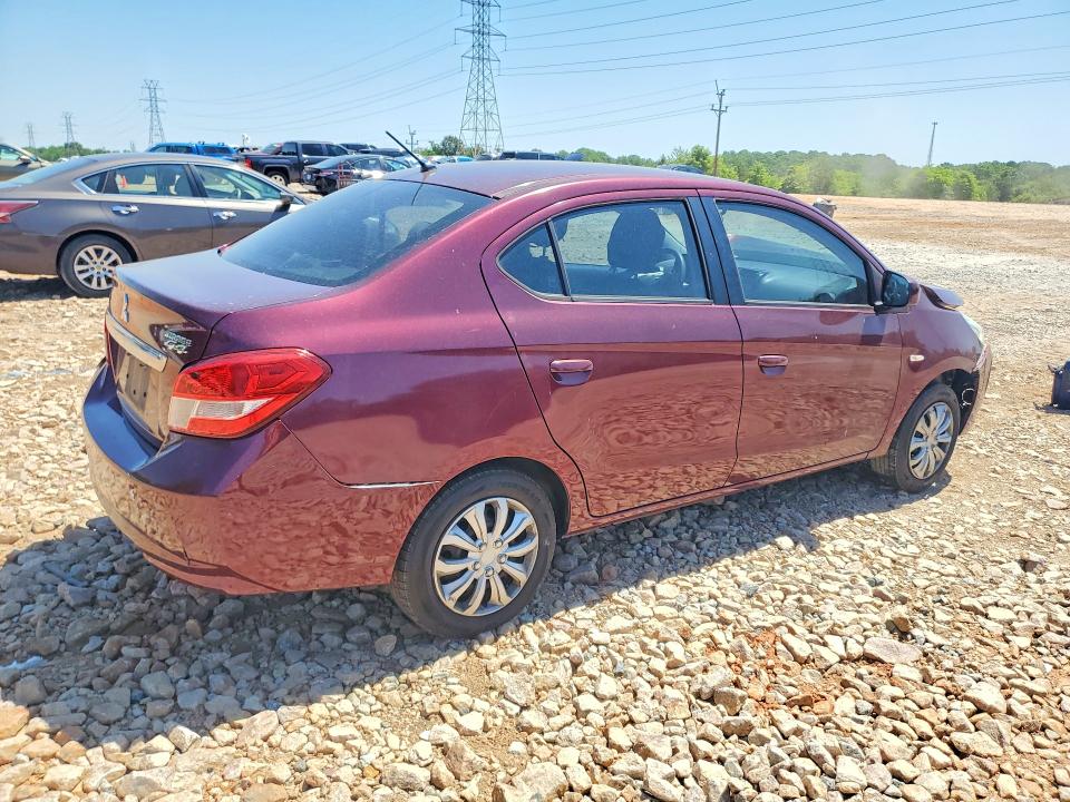 2017 Mitsubishi Mirage მანქანა იყიდება აუქციონზე, vin: ML32F3FJ7HH000280, აუქციონის ნომერი: 52022036