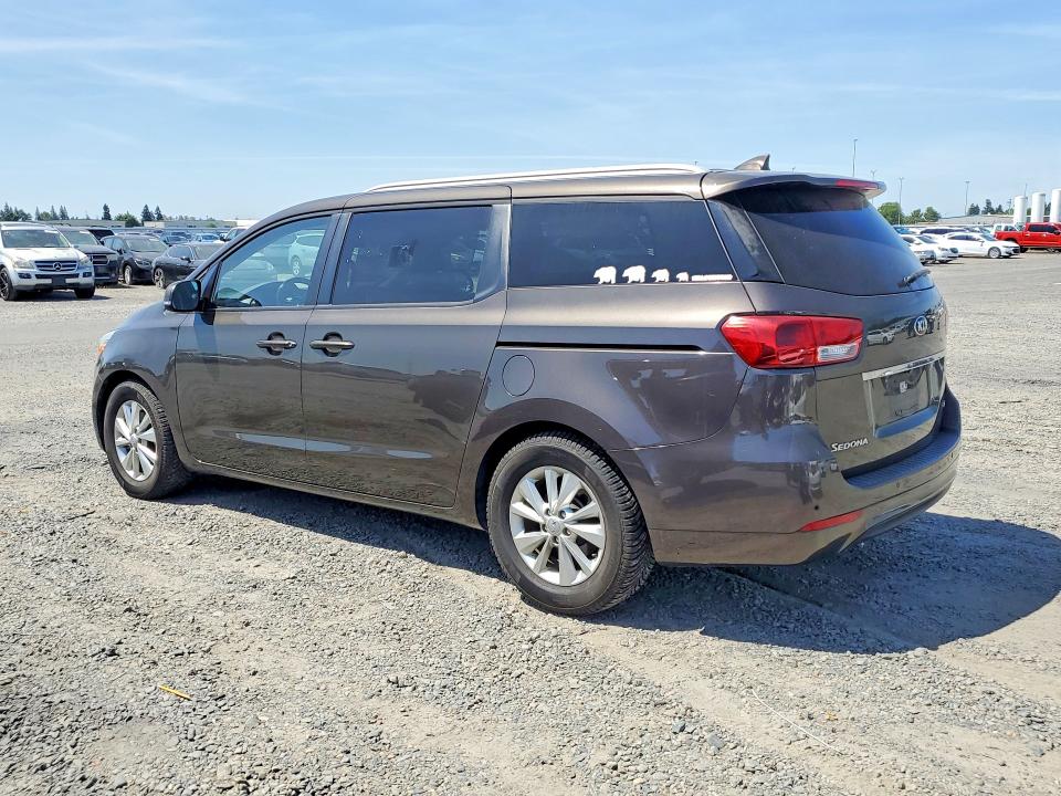 2016 Kia Sedona მანქანა იყიდება აუქციონზე, vin: KNDMB5C18G6151446, აუქციონის ნომერი: 53175416