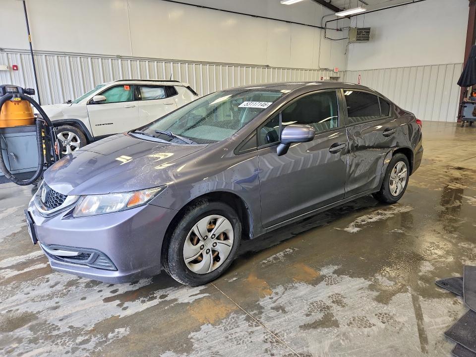 53117146 :رقم المزاد ، 2HGFB2F58EH502519 vin ، 2014 Honda Civic مزاد بيع