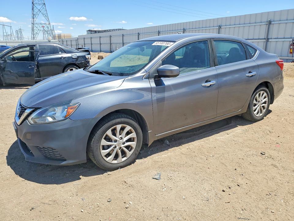 55100766 :رقم المزاد ، 3N1AB7AP0JL628781 vin ، 2018 Nissan Sentra مزاد بيع