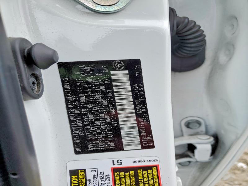 Продажа на аукционе авто 2023 Toyota Camry, vin: 4T1C11AK3PU821043, номер лота: 52069676