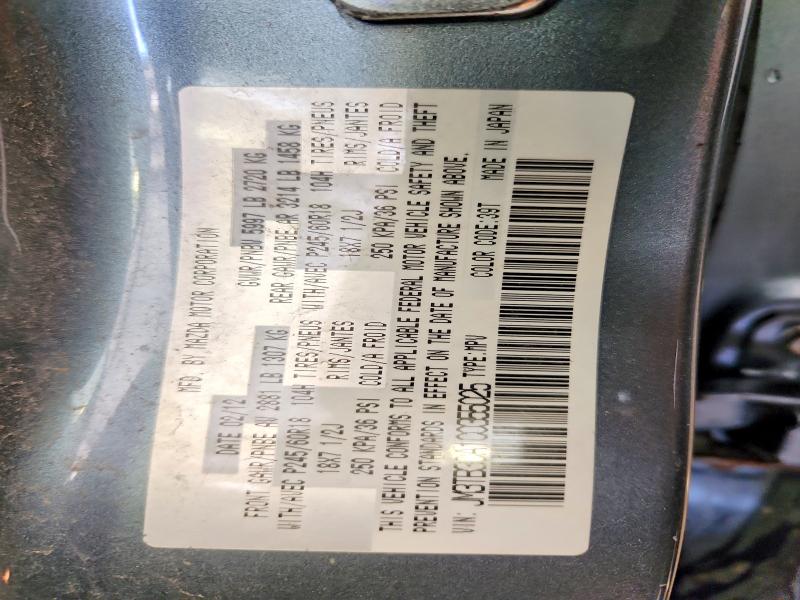 2012 Mazda Cx-9 მანქანა იყიდება აუქციონზე, vin: JM3TB3CA1C0355025, აუქციონის ნომერი: 53553206