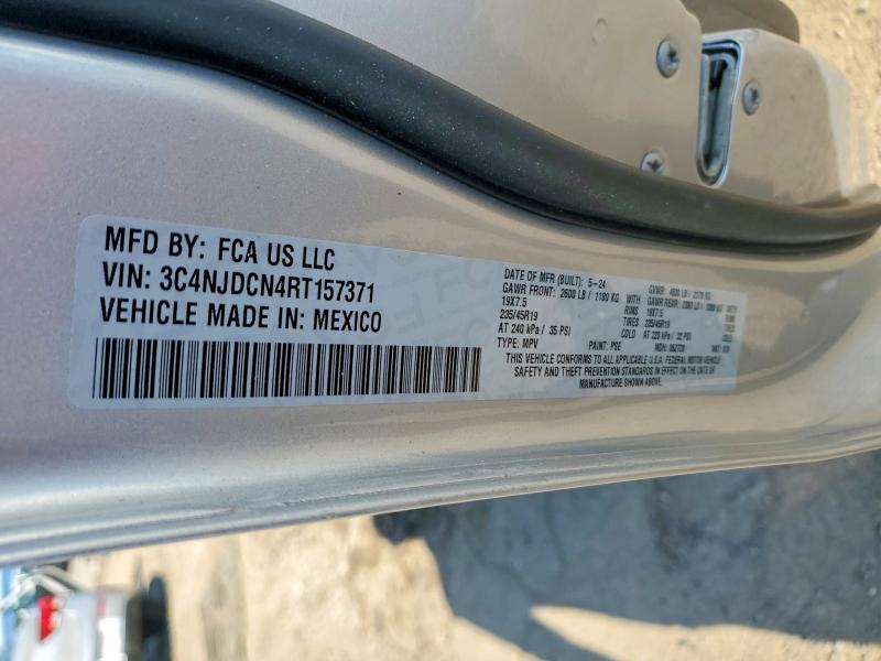 Продаж на аукціоні авто 2024 Jeep Compass, vin: 3C4NJDCN4RT157371, номер лоту: 55025606