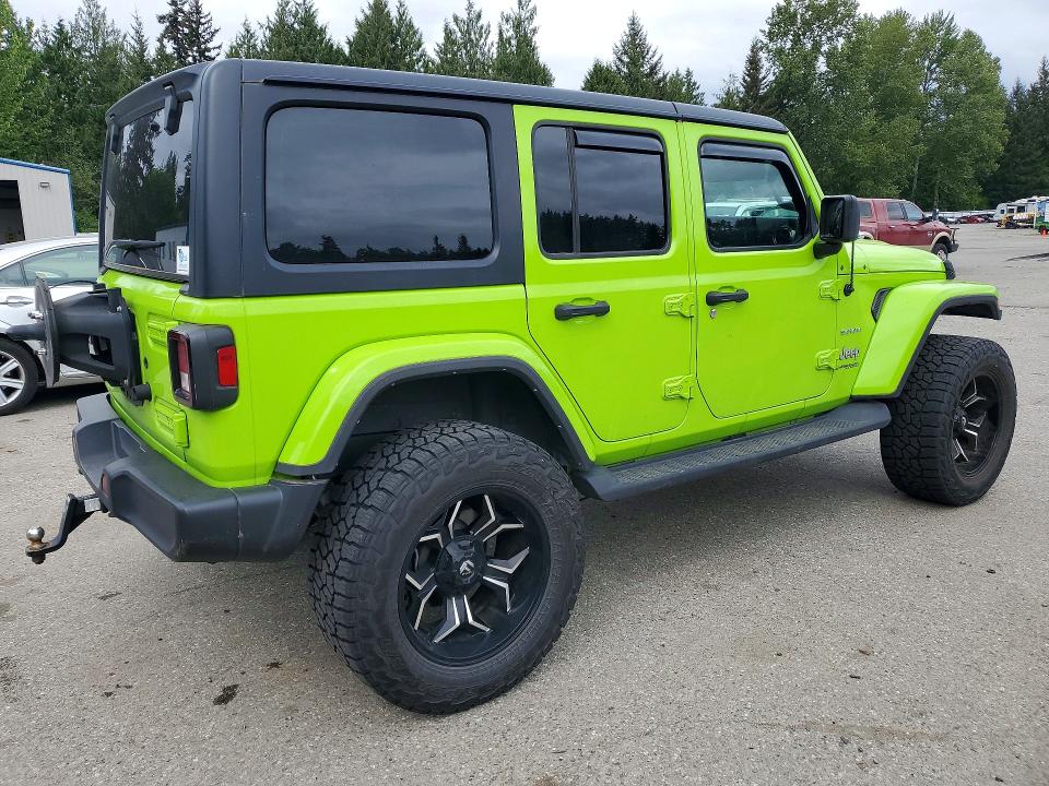 52394066 :رقم المزاد ، 1C4HJXEG5MW834623 vin ، 2021 Jeep Wrangler Unlimited مزاد بيع