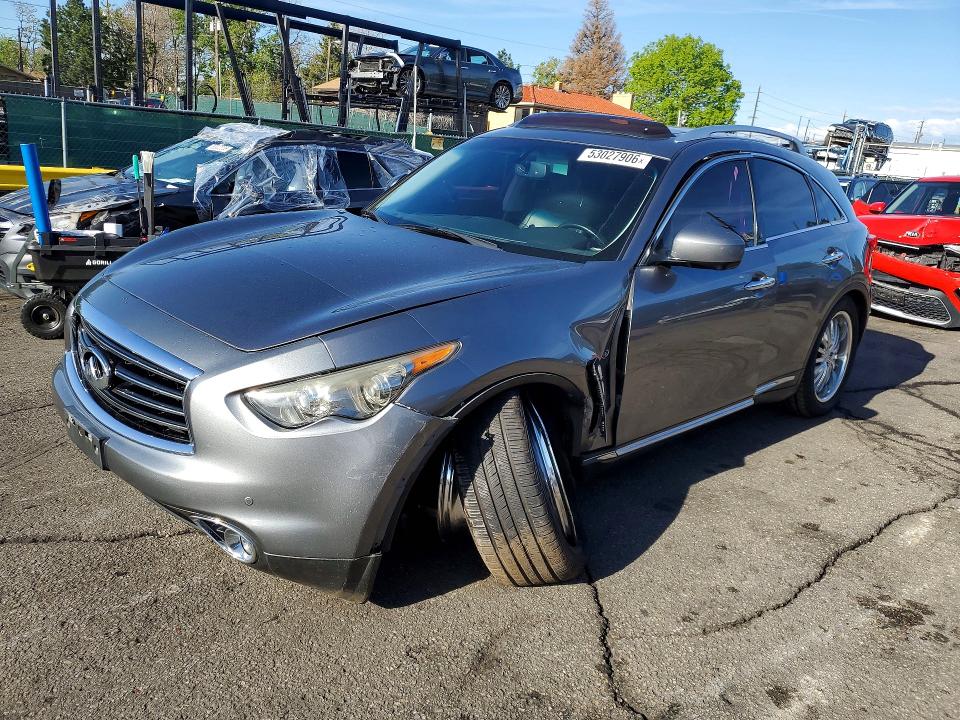 Auction sale of the 2014 Infiniti Qx70, vin: JN8CS1MW3EM412042, lot number: 53027906