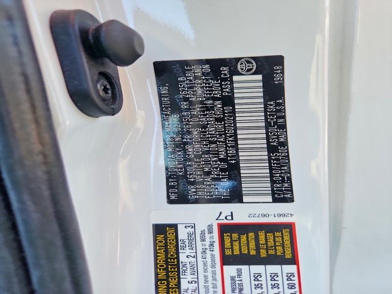 53833396 :رقم المزاد ، 4T1BF1FK1GU202110 vin ، 2016 Toyota Camry مزاد بيع