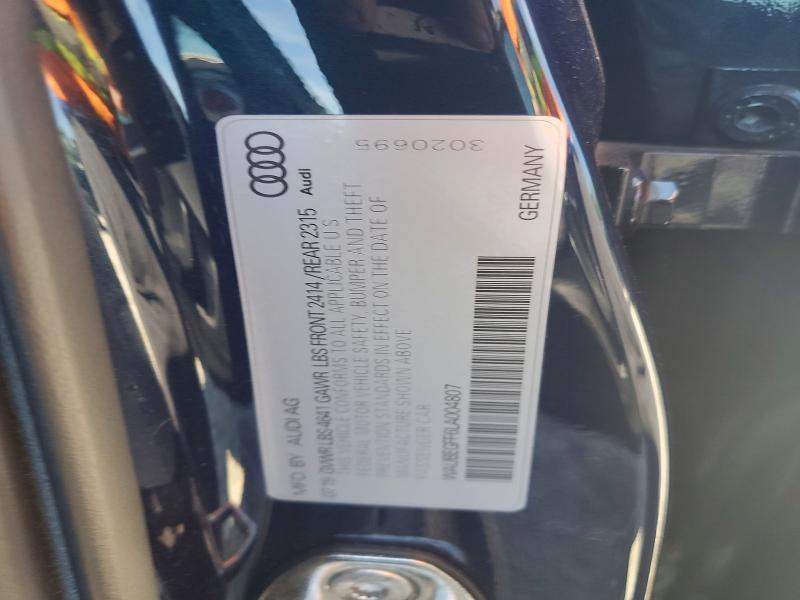 Aukcja sprzedaży 2020 Audi A3, vin: WAUBEGFF6LA004807, numer aukcji: 54462916