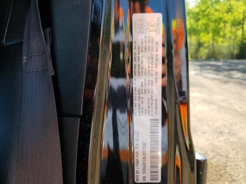 Продажа на аукционе авто 2020 Jeep Wrangler Unlimited, vin: 1C4HJXFG9LW317502, номер лота: 52685126