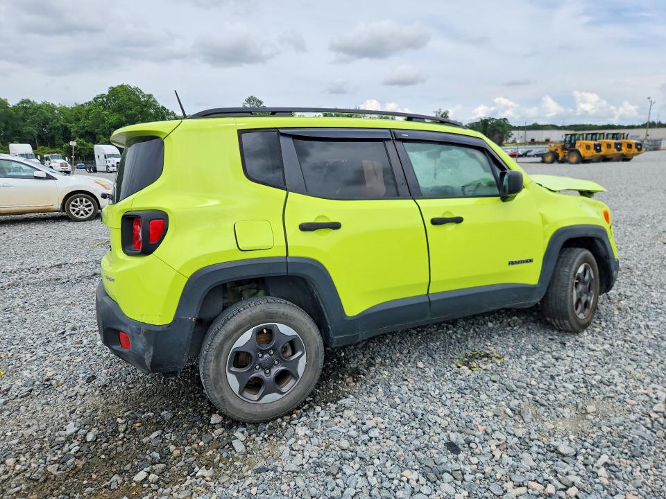 2017 Jeep Renegade მანქანა იყიდება აუქციონზე, vin: ZACCJBAB9HPG31941, აუქციონის ნომერი: 55036856