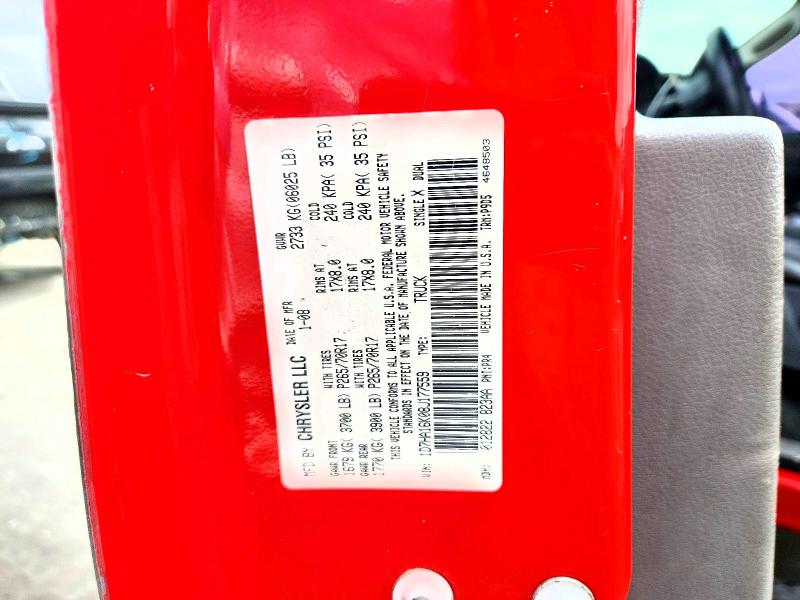 Продаж на аукціоні авто 2008 Dodge Ram 1500, vin: 1D7HA16K08J177559, номер лоту: 52493706