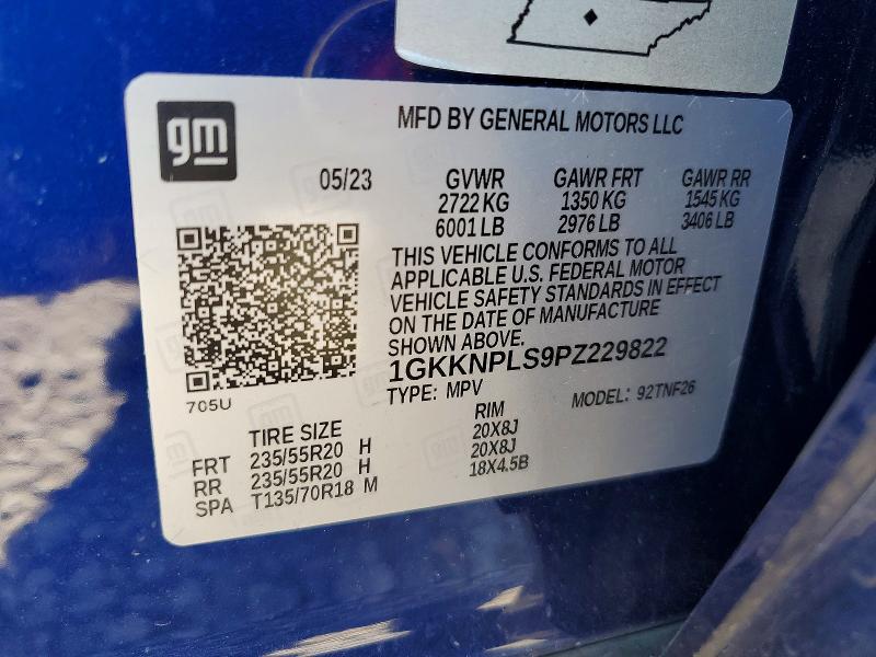 Продаж на аукціоні авто 2023 Gmc Acadia, vin: 1GKKNPLS9PZ229822, номер лоту: 53345046