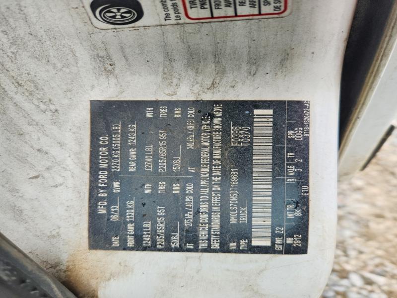 52997386 :رقم المزاد ، NM0LS7DN5DT169681 vin ، 2013 Ford Transit Connect مزاد بيع
