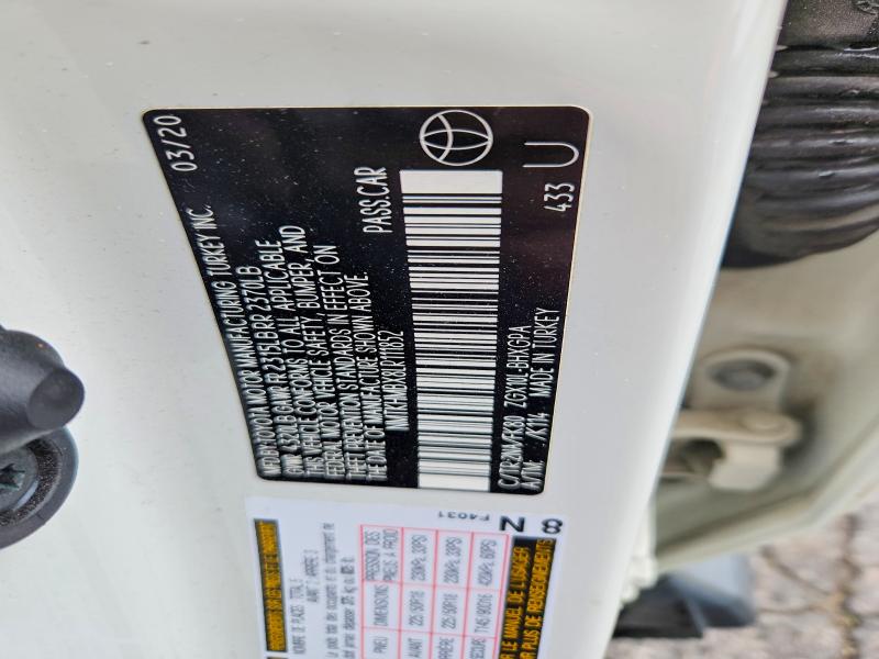 Продажа на аукционе авто 2020 Toyota C-hr, vin: NMTKHMBX8LR111852, номер лота: 54092486