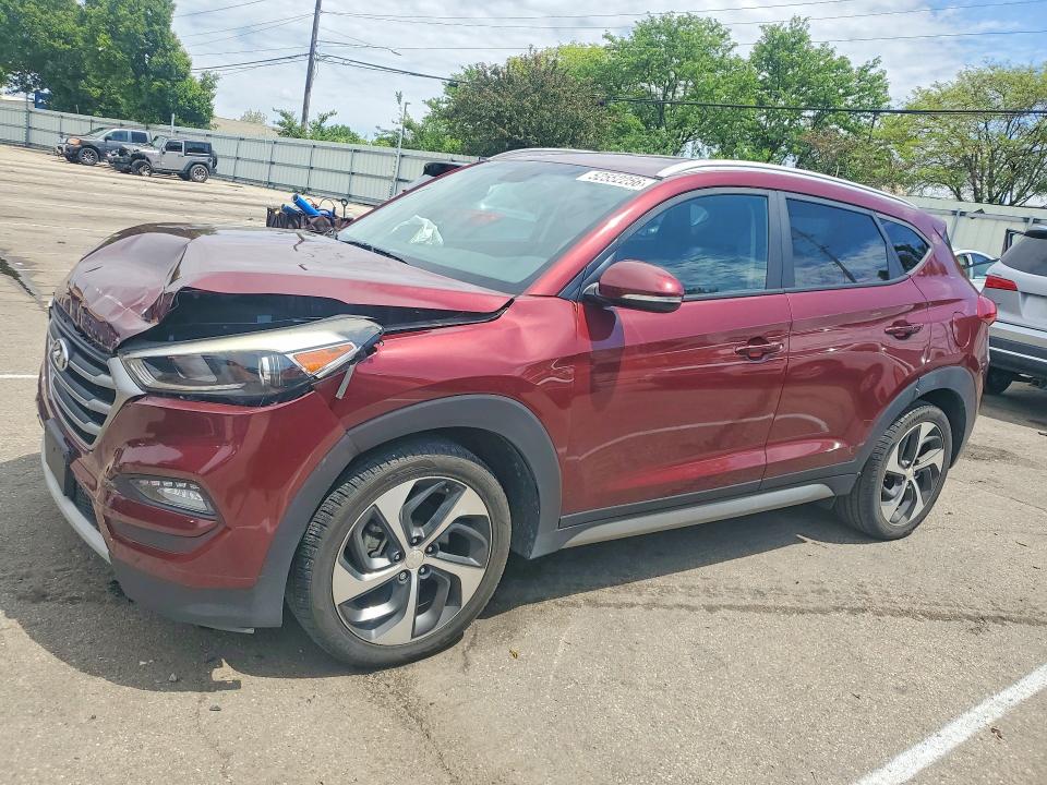 2017 Hyundai Tucson მანქანა იყიდება აუქციონზე, vin: KM8J33A20HU355117, აუქციონის ნომერი: 52552256