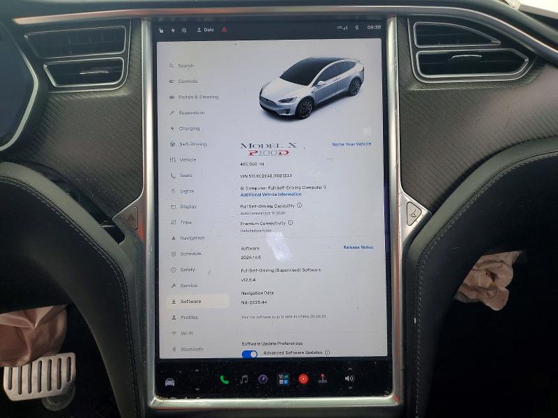 54983076 :رقم المزاد ، 5YJXCBE48JF081233 vin ، 2018 Tesla Model X مزاد بيع