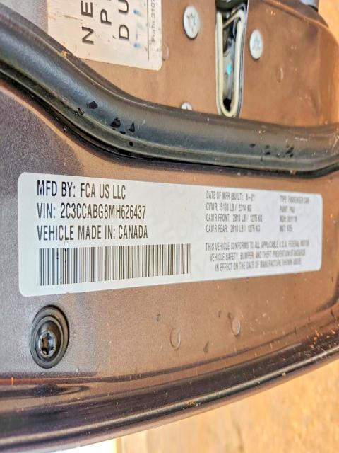 52473136 :رقم المزاد ، 2C3CCABG8MH626437 vin ، 2021 Chrysler 300 مزاد بيع