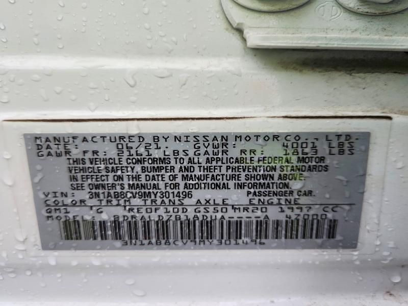 Продажа на аукционе авто 2021 Nissan Sentra, vin: 3N1AB8CV9MY301496, номер лота: 52529886