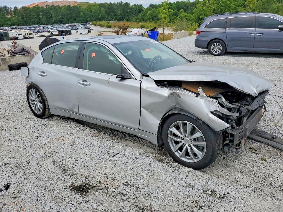 54608126 :رقم المزاد ، JN1BV7APXFM345958 vin ، 2015 Infiniti Q50 مزاد بيع