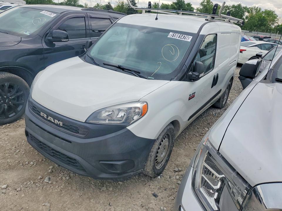 2019 Ram Promaster City მანქანა იყიდება აუქციონზე, vin: ZFBHRFABXK6M67912, აუქციონის ნომერი: 51881476