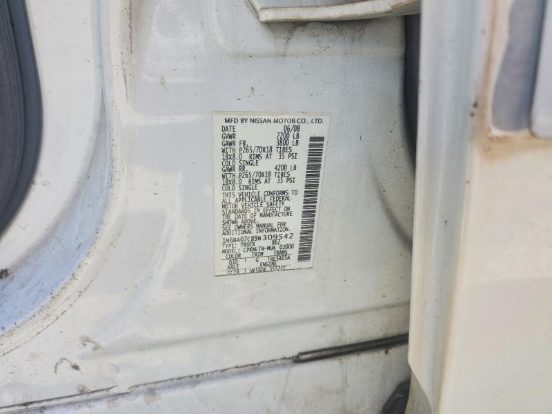 Продаж на аукціоні авто 2009 Nissan Titan, vin: 1N6BA07C89N309542, номер лоту: 52346586