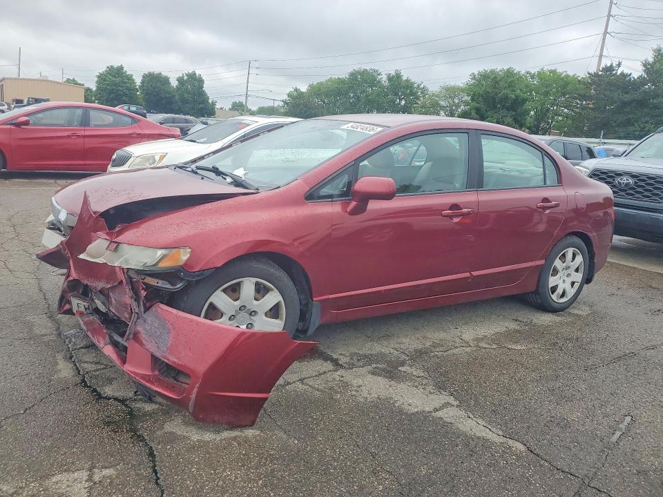 54824836 :رقم المزاد ، 19XFA1F53AE040422 vin ، 2010 Honda Civic مزاد بيع