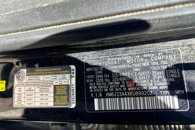 Продажа на аукционе авто 2019 Hyundai Tucson, vin: KM8J23A4XKU899202, номер лота: 54906236