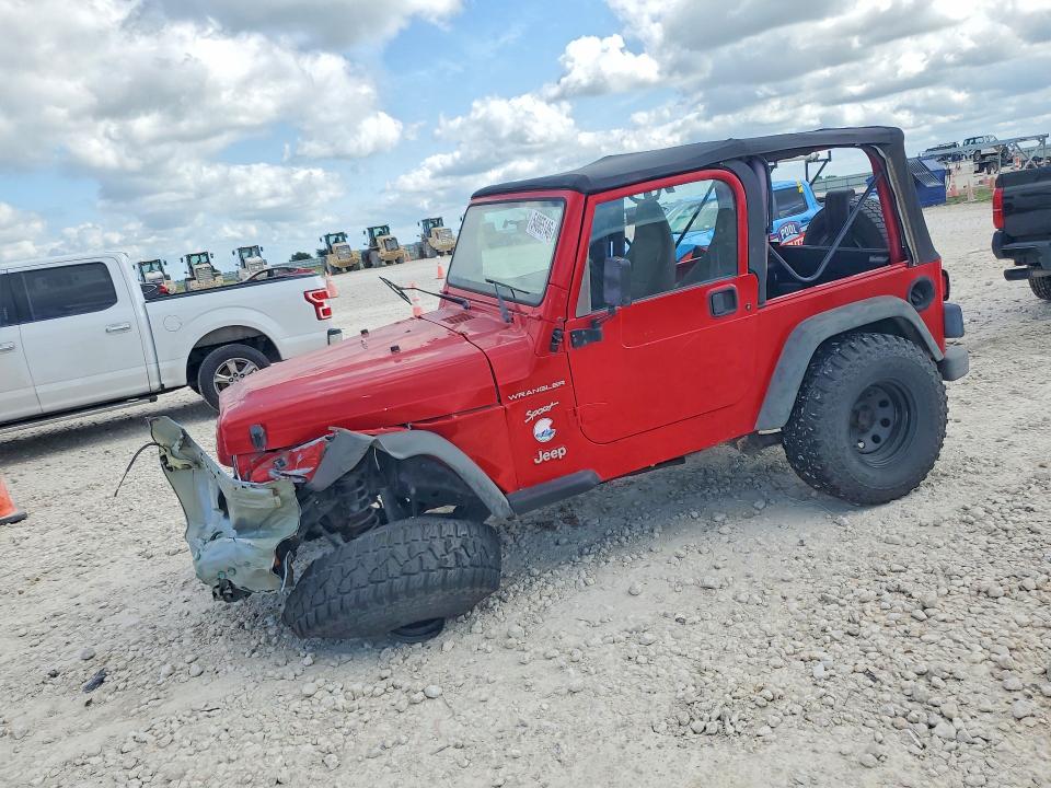 2002 Jeep Wrangler მანქანა იყიდება აუქციონზე, vin: 1J4FA49SX2P770343, აუქციონის ნომერი: 54065146