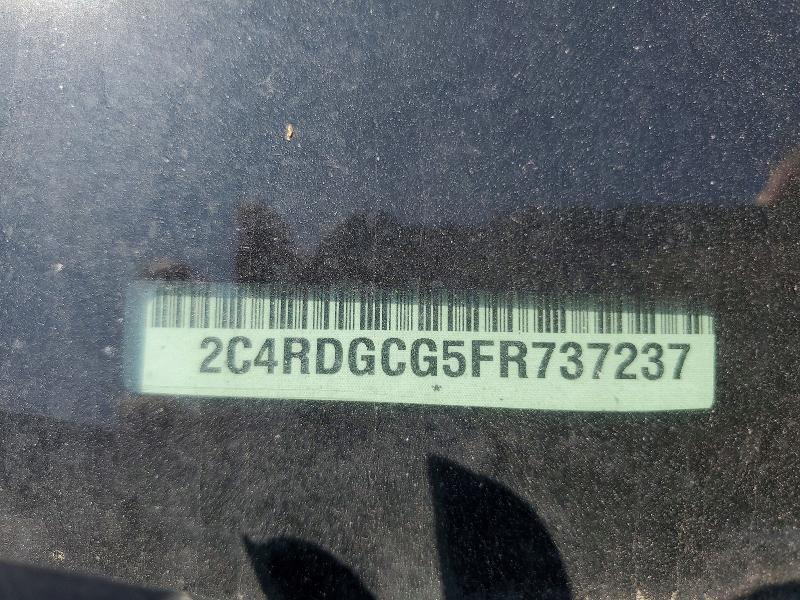 Auction sale of the 2015 Dodge Grand Caravan, vin: 2C4RDGCG5FR737237, lot number: 55499486