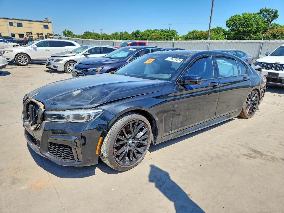 53529886 :رقم المزاد ، WBA7U2C09NCK79994 vin ، 2022 Bmw 750 مزاد بيع