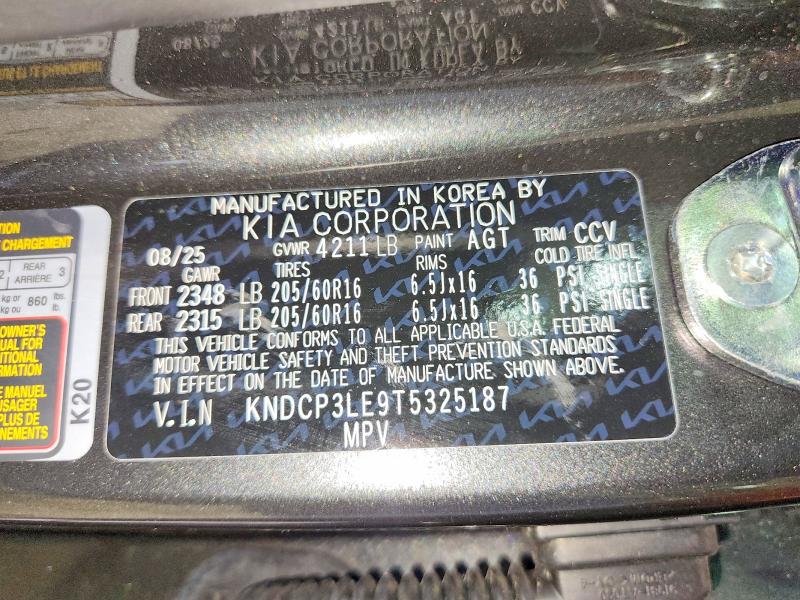 Продаж на аукціоні авто 2026 Kia Niro, vin: KNDCP3LE9T5325187, номер лоту: 55041756