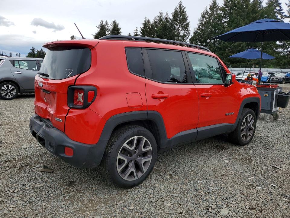 2015 Jeep Renegade მანქანა იყიდება აუქციონზე, vin: ZACCJBBT9FPB27295, აუქციონის ნომერი: 53594556