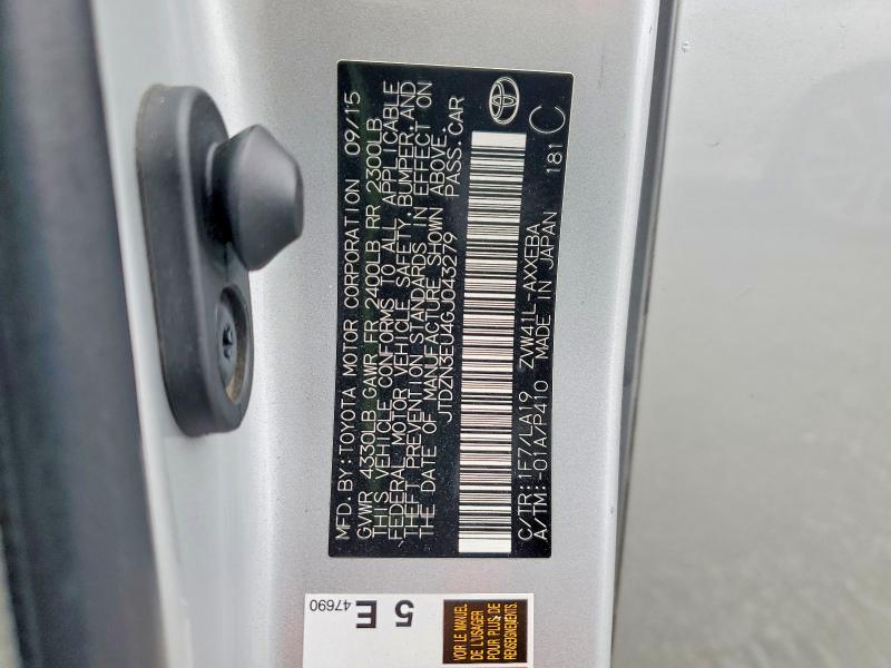 Продажа на аукционе авто 2016 Toyota Prius V, vin: JTDZN3EU4GJ043279, номер лота: 52237986