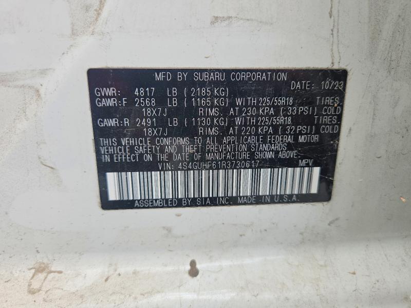 Продажа на аукционе авто 2024 Subaru Crosstrek, vin: 4S4GUHF61R3730617, номер лота: 55572196
