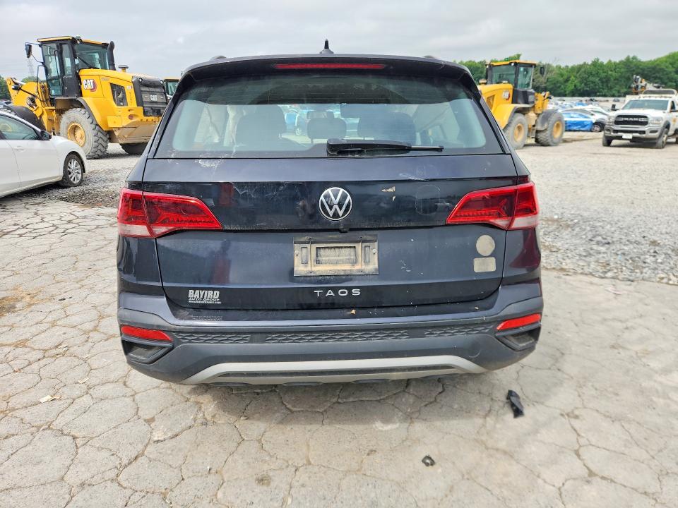2022 Volkswagen Taos მანქანა იყიდება აუქციონზე, vin: 3VVDX7B24NM076427, აუქციონის ნომერი: 54010966