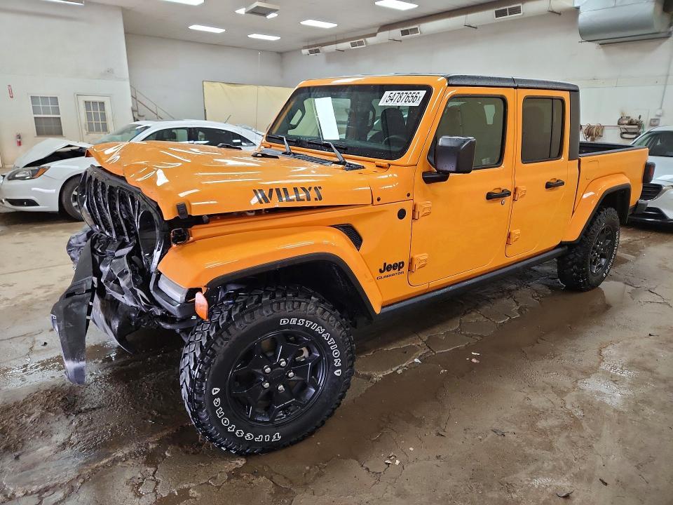 54787656 :رقم المزاد ، 1C6HJTAG5ML559066 vin ، 2021 Jeep Gladiator مزاد بيع