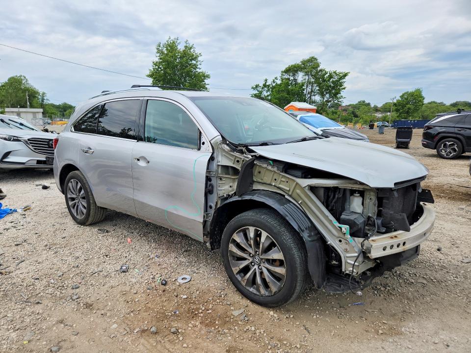 53567216 :رقم المزاد ، 5FRYD4H49FB019676 vin ، 2015 Acura Mdx مزاد بيع