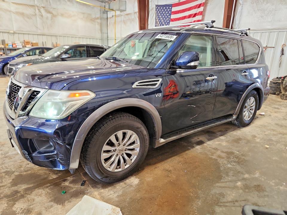 54015606 :رقم المزاد ، JN8AY2NC8H9501161 vin ، 2017 Nissan Armada مزاد بيع