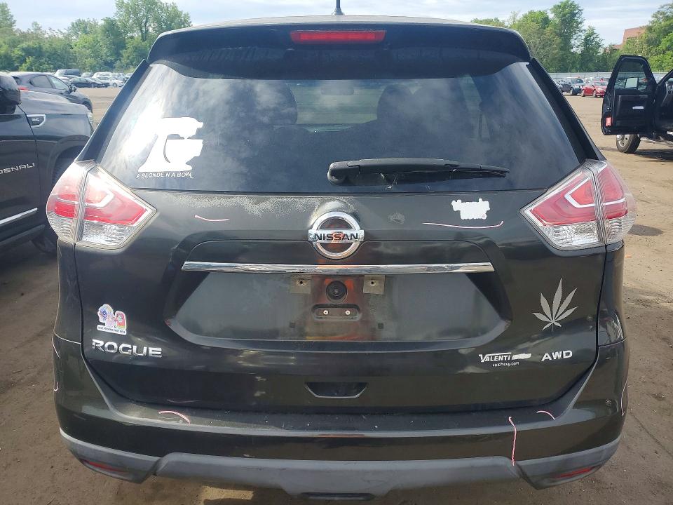 2016 Nissan Rogue მანქანა იყიდება აუქციონზე, vin: KNMAT2MV0GP665544, აუქციონის ნომერი: 54960876