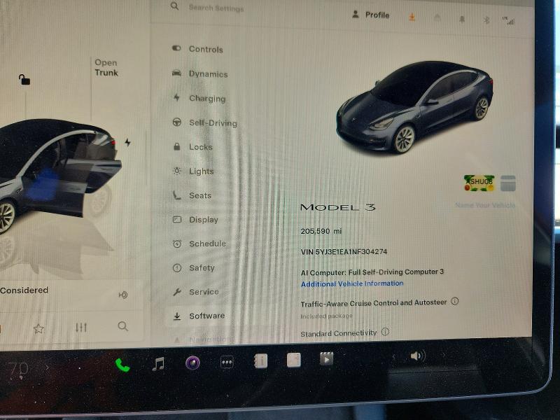 Продаж на аукціоні авто 2022 Tesla Model 3, vin: 5YJ3E1EA1NF304274, номер лоту: 53471626