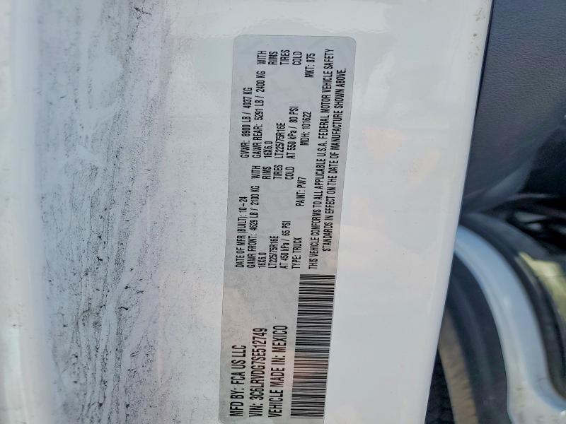 Aukcja sprzedaży 2025 Ram Promaster 2500, vin: 3C6LRVDG7SE512749, numer aukcji: 54147306