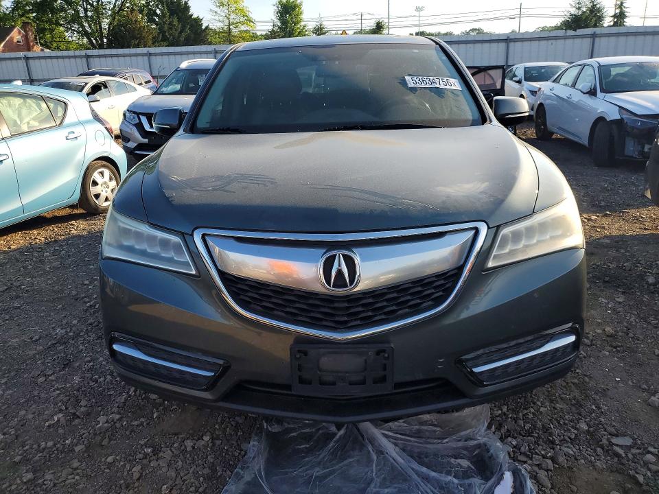 2014 Acura Mdx მანქანა იყიდება აუქციონზე, vin: 5FRYD4H44EB040997, აუქციონის ნომერი: 53634756